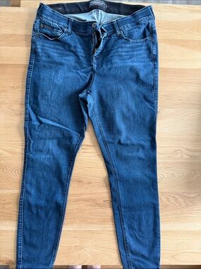 torrid Dark Blue Skinny Jeans - Tapered Stretch Denim